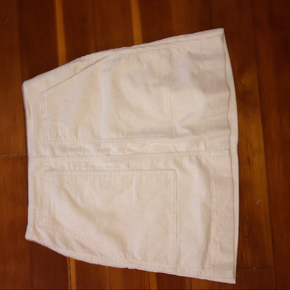 Women’s White Jean Skirt